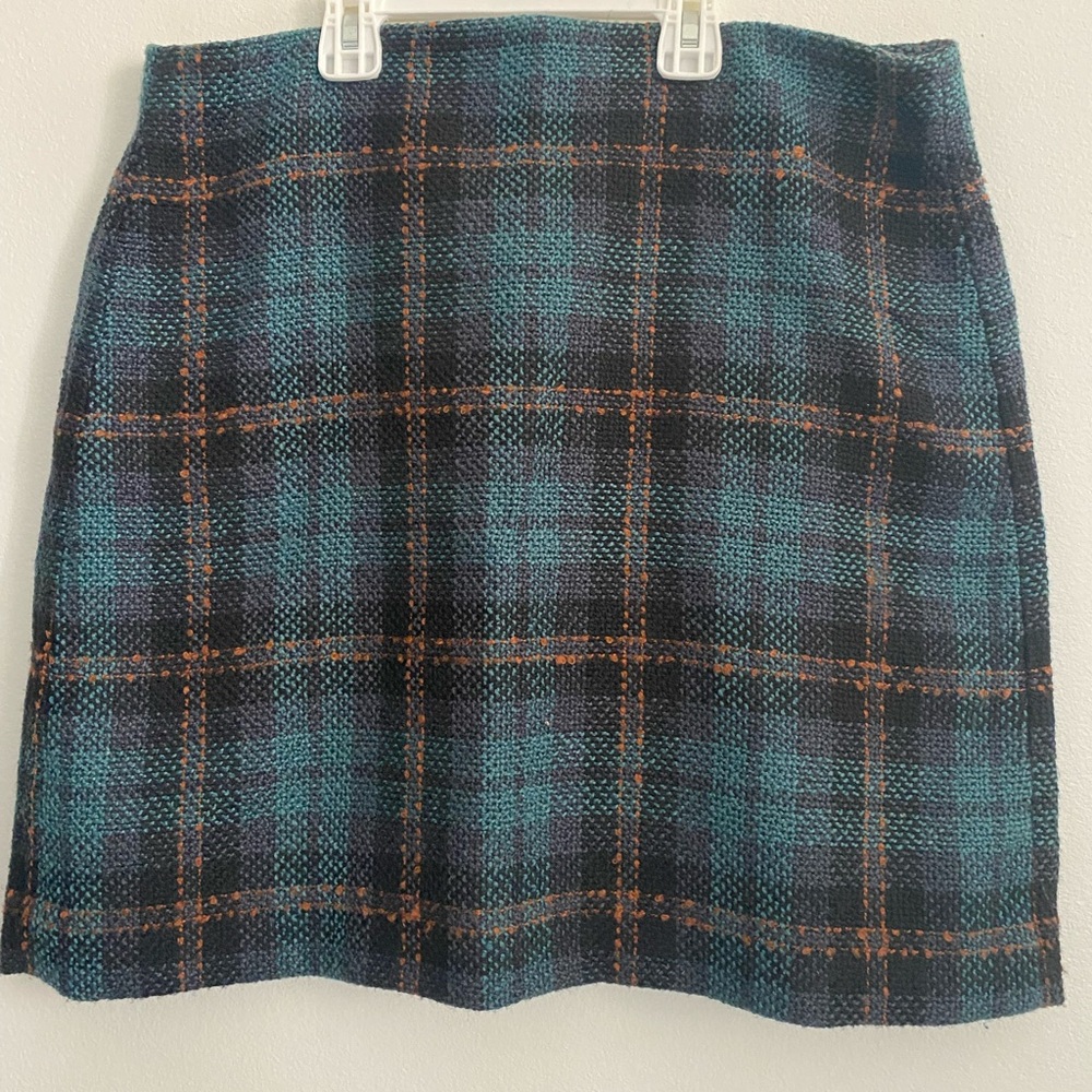 Plaid winter skirt